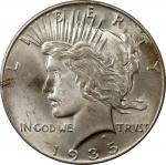 1935 Peace Silver Dollar. MS-63 (NGC). OH.