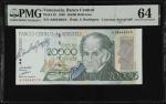 VENEZUELA. Banco Central de Venezuela. 20,000 Bolivares, 1998. P-82. Courtesy Autograph. PMG Choice 
