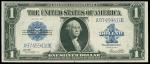 1923年美国一元纸币，编号A97459410E, AU品相