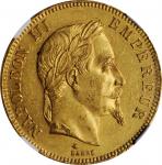 FRANCE. 100 Francs, 1869-A. Paris Mint. Napoleon III. NGC MS-61.
