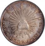 MEXICO. 4 Reales, 1836-Go PJ. Guanajuato Mint. PCGS MS-63.