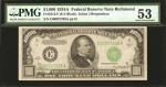 Fr. 2212-E. 1934A $1000 Federal Reserve Note. Richmond. PMG About Uncirculated 53.