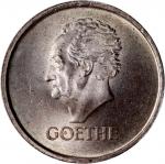 1932-A德国3马克银币，PCGS MS64