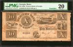 Rome, Georgia. Western Bank of Georgia. May 15, 1841. $10. PMG Very Fine 20. Remainder.