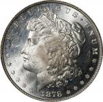 1878 Morgan Silver Dollar. 8 Tailfeathers. MS-62+ (PCGS).