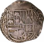 BOLIVIA. Cob 4 Reales, ND (1603-12)-P. Potosi Mint; Assayer Baltasar Ramos Leceta (R). Philip III. P