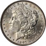 1897-O Morgan Silver Dollar. MS-63 (PCGS).