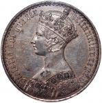 1847年英国哥德式克朗银币，PCGS PR58，#45872936，此设计精美系列之佳品例子