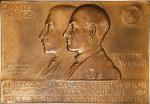 1909 Orville and Wilbur Wright Congressional Plaque. By Charles E. Barber and George T. Morgan. Fail