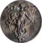 1889 Republique Centenaires, Salut Medal. Musante GW-1123, Douglas-41. Silver. MS-62 (PCGS).