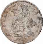 1877-S Trade Dollar. EF Details--Chopmarked (NGC).