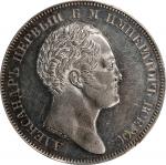 RUSSIA. Ruble, 1834. St. Petersburg Mint. Nicholas I. PCGS AU-58.