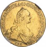 RUSSIECatherine II (1762-1796). 10 roubles 1776, СПБ, Saint-Pétersbourg.