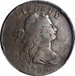 1796 Draped Bust Cent. S-115. Rarity-3+. Reverse of 1797. Fine-15 (PCGS).