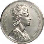 GREAT BRITAIN. Elizabeth II Coronation Silver Medal, 1953. PCGS SPECIMEN-66 Gold Shield.