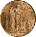 1904-A年法国50法郎金币。巴黎铸币厂。FRANCE. 50 Francs, 1904-A. Paris Mint. PCGS MS-62.
