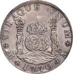 MEXICO. 8 Reales, 1770-Mo FM. Mexico City Mint. Charles III. NGC EF Details--Cleaned.