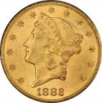 1882-CC自由帽双鹰金币 PCGS MS 63 1882-CC Liberty Head Double Eagle