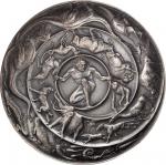 1993 Creation Medal. By Marcel Jovine. Alexander SOM-122, var. Silver. About Uncirculated.