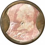 1862 Ayers Cathartic Pills. Three Cents. HB-6, EP-32A, S-3. Long Arrows. Very Fine.