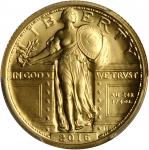 2016-W 100th Anniversary Standing Liberty Quarter. Gold. Specimen-69 (PCGS). Secure Holder.