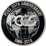 2016 PCGS 30th Anniversary Commemorative Medal. Silver. David Hall Signature. (PCGS). Retro OGH.
