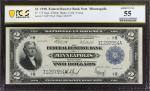Fr. 773. 1918 $2 Federal Reserve Bank Note. PCGS Banknote About Uncirculated 55.