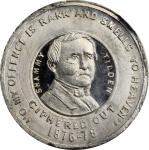 1876 Samuel J. Tilden Satirical Political Medal. DeWitt-SJT 1876-7. White Metal. 31 mm. MS-65 PL (NG
