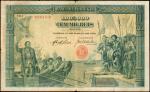 PORTUGAL. Banco de Portugal. 100 Mil Reis, 1909. P-111. Fine.