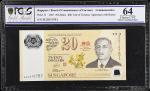SINGAPORE. Lot of (2). Mixed Banks. 20 Dollars, 2007 & 2019. P-53 & W63. Commemorative. PCGS GSG Cho