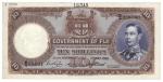 BANKNOTES. MISCELLANEOUS. Fiji, Government of Fiji: Specimen 10-Shillings, 1 July 1950, serial no.B4