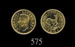 1952年南非乔治六世金币1/2镑。未使用1952 South Africa George VI Gold Half Pound. UNC