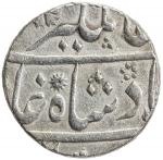 India - Mughal Empire. MUGHAL: Alamgir II, 1754-1759, AR rupee (11.54g), Murshidabad, year 4, KM-460