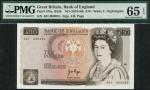 Bank of England, John Brangwyn Page (1970-1980), ｣10, ND (1975), serial number A01 000024, brown and