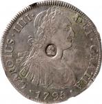 GREAT BRITAIN. Great Britain - Bolivia. Dollar, ND (1797). George III. NGC AU Details--Cleaned.