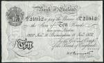 Bank of England, K.O. Peppiatt, ｣10, Birmingham, 11 January 1937, serial number 167/V 21912, black a