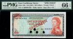 East Caribbean Currency Authority, specimen 100 dollars, ND (1965), serial number A1 000000 016, (Pi