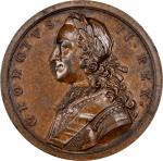 1758 British Victories of 1758 Medal. Betts-416. Copper, 44.2 mm. AU-58 (PCGS).