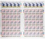 China Hong Kong 1988 Hong Kong Birds Stamps Full sheet of 50 (4pcs) UNC香港1988年邮票 S41 雀鸟类大版