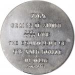 1896 Bryan Dollar. Silver. 49 mm. HK-778, Schornstein-2. Rarity-6. 13.5 mm TIFFANY & CO on Edge. MS-