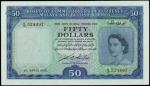 1953年馬來亞貨幣發行局50元