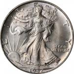 1937-D Walking Liberty Half Dollar. MS-66+ (NGC). CAC.