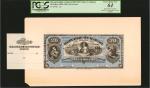 Republic of Hawaii. Silver Certificate. 1895 (1897). $20. Face and Back Proofs. PCGS Currency Very C