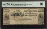 New Orleans, Louisiana. Exchange Banking Company. 1830s-40s. $100. PMG Very Good 10.