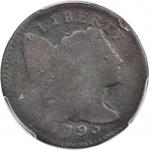 1795 Liberty Cap Cent. S-74. Rarity-4. Lettered Edge. Poor/Fair Details--Environmental Damage (PCGS)