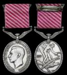 x A 1945 A.F.M. awarded to Corporal L. H. Pitt, No. 631 Squadron, Royal Air Force  Air Force Medal, 