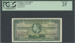 Bermuda Government, 10/-, 12th May 1937, serial number F057257, green, King George VI at centre, You
