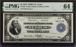 Fr. 768. 1918 $2 Federal Reserve Bank Note. St. Louis. PMG Choice Uncirculated 64.