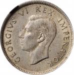 SOUTH AFRICA. 6 Pence, 1940. London Mint. NGC MS-63.