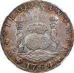 MEXICO. 8 Reales, 1764-Mo MF. Mexico City Mint. Charles III. NGC EF-40.